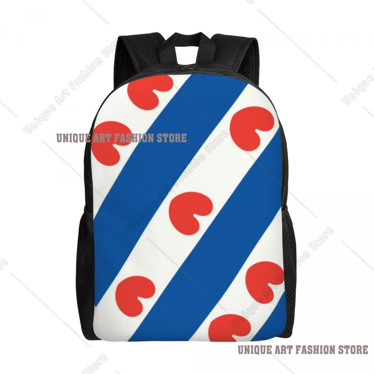Women Bags Netherlands - Friesland Flag Backpack for Women Men