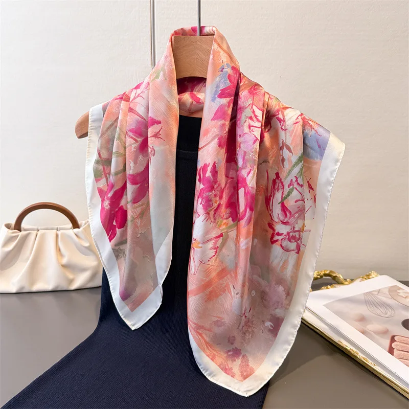 Women Bags Online - Imitation Square Scarf For Women Printed
