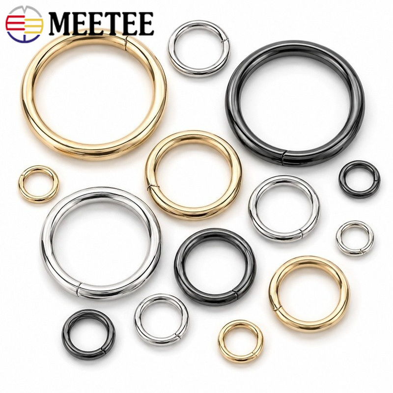 Circle Round Bag - 10/20pcs 20-50mm Metal O Ring Buckle