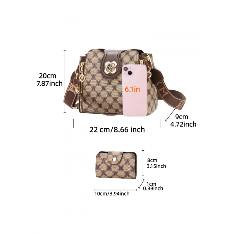 vintage letter printed shoulde - огляд і ціна Women Bags Work