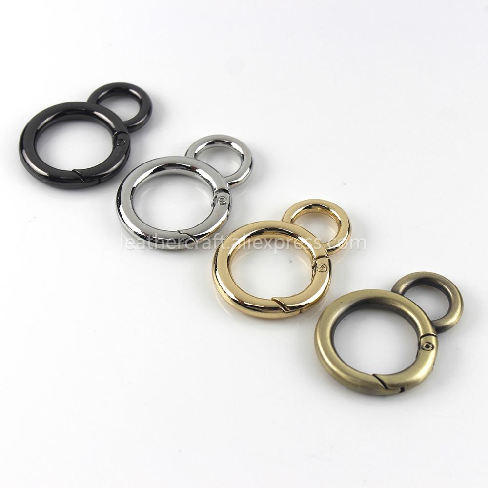 Metal Double Circle Snap Hook  - огляд і ціна Circle Round Bag