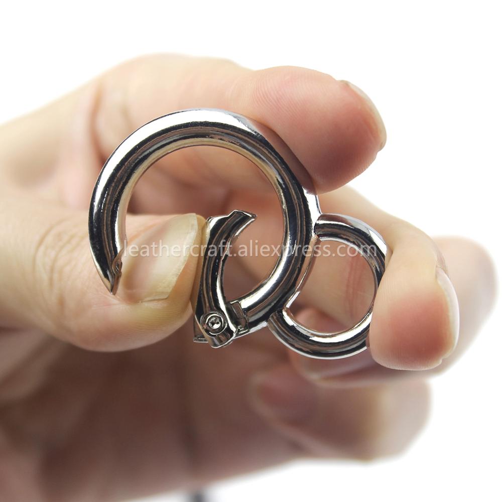 Metal Double Circle Snap Hook  - огляд і ціна Circle Round Bag