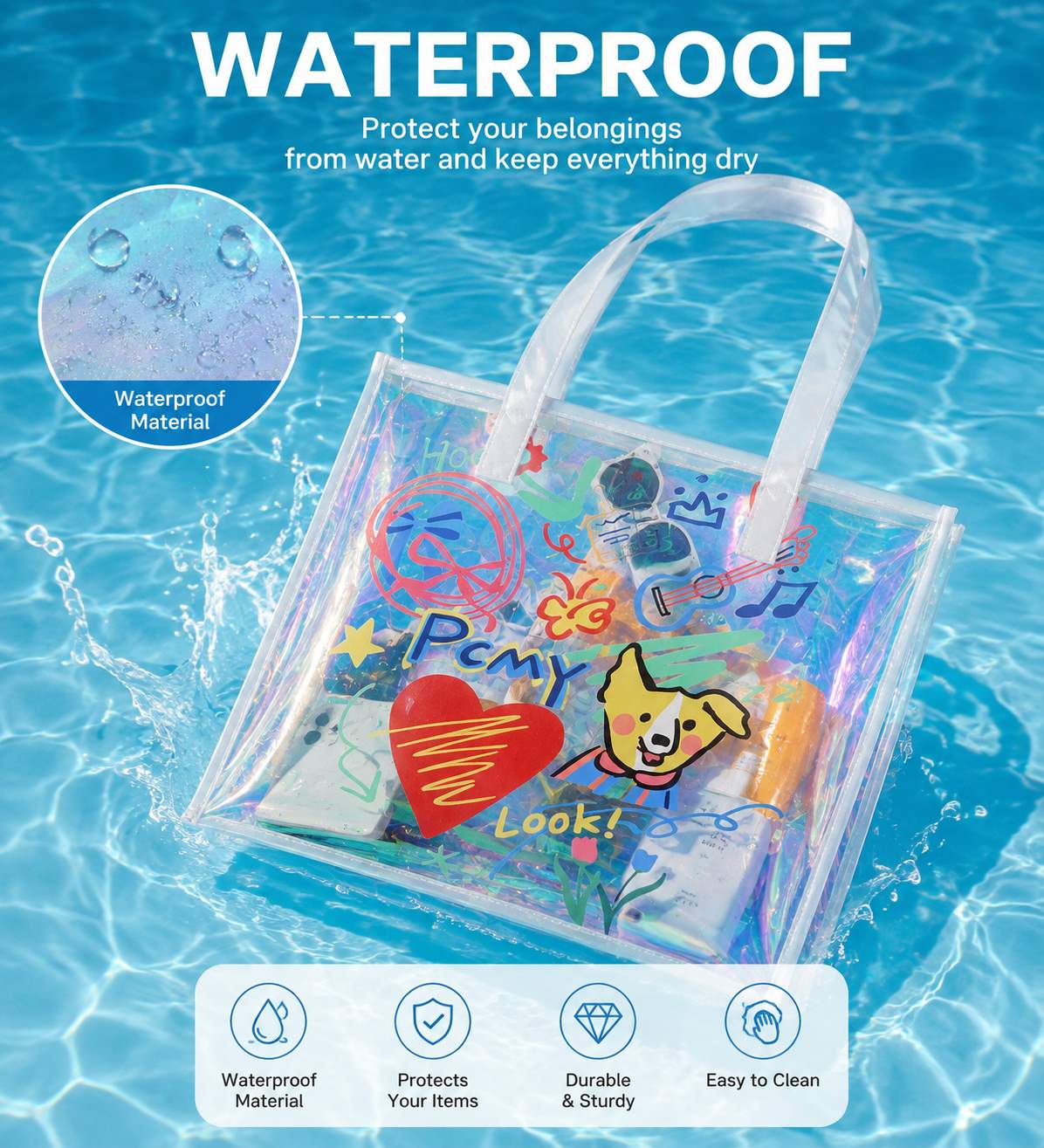 Women Holographic Tote Bag Wat - огляд і ціна Women Bags Lv