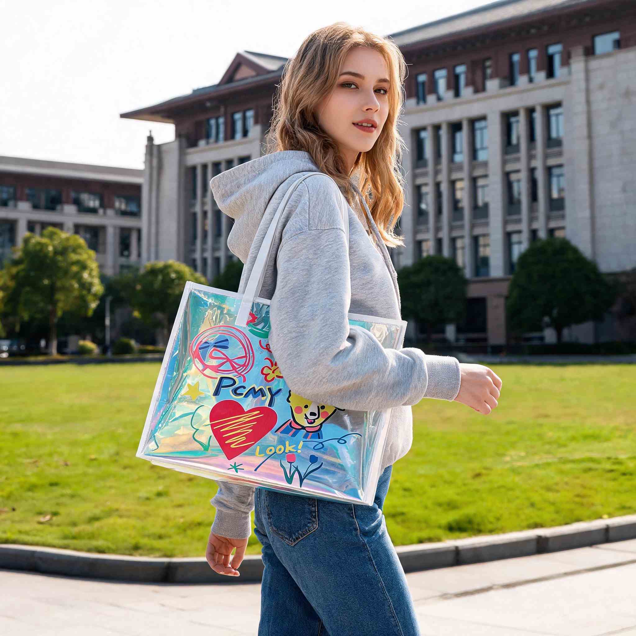 Women Holographic Tote Bag Wat - огляд і ціна Women Bags Lv