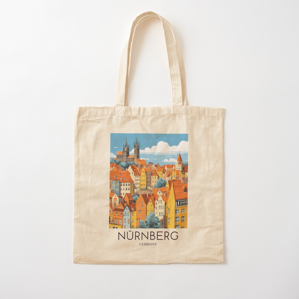 A Pop Art Travel Print of Nürn - огляд і ціна Women Bags Germany