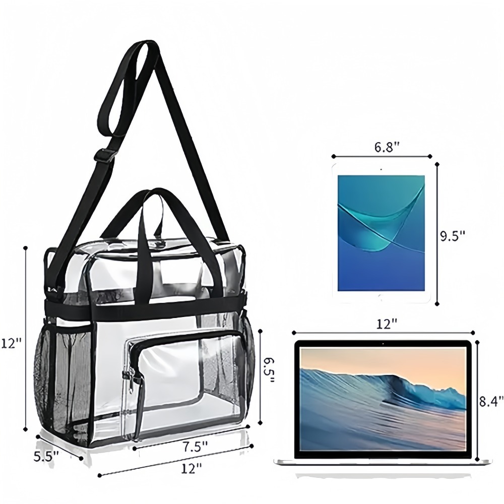 Clear Tote Bag Heavy Duty Plas - огляд і ціна Women Bags Work