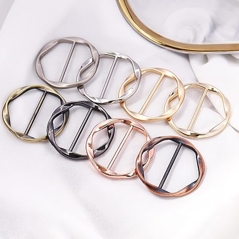 2PCS Scarf Clips and Ring T Sh - огляд і ціна Circle Round Bag