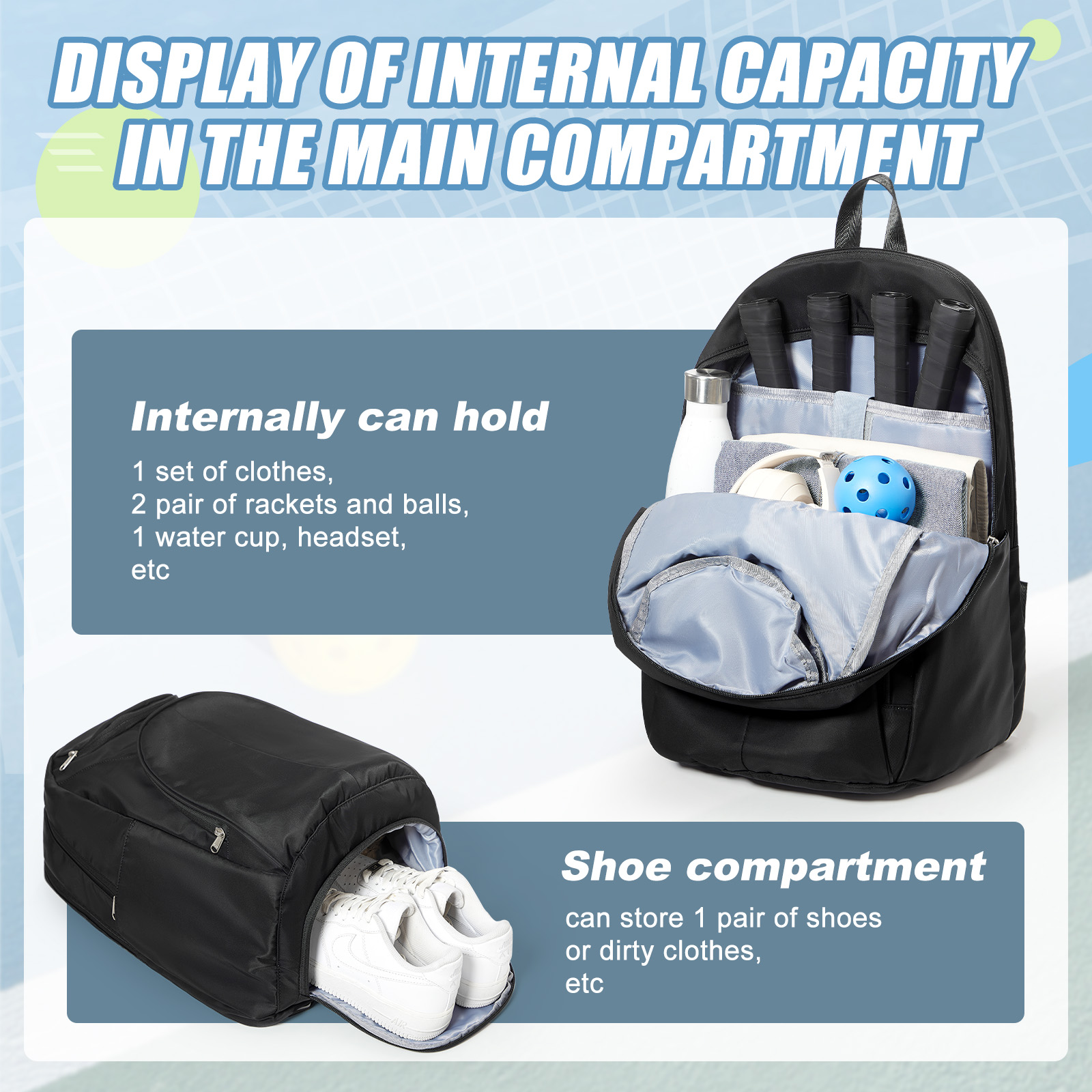 Tennis Bag Tennis Backpack 2 R - огляд і ціна Women Bags And Shoes