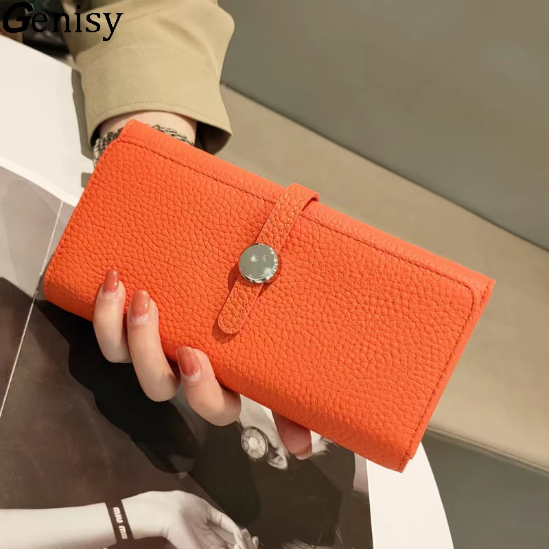 Genuine Leather Wallet Women L - огляд і ціна Women Bags Lv