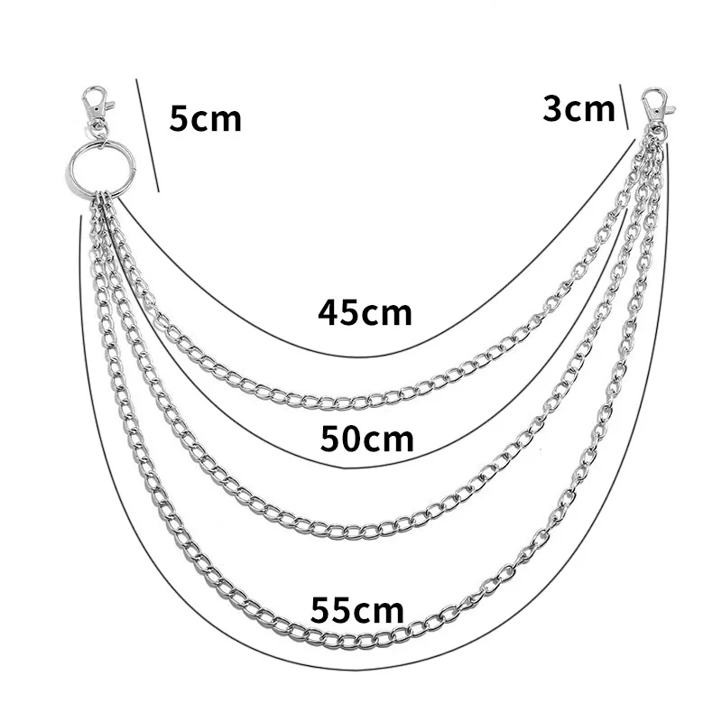 Layer Metal Belt Chain Punk Ho - огляд і ціна Mini Purse Chain