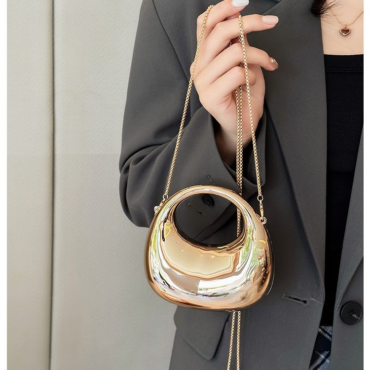 Mini Golden Evening Bag Purses - огляд і ціна Mini Purse Chain