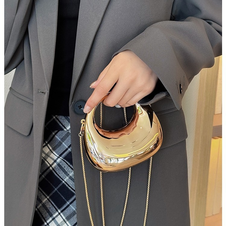 Mini Golden Evening Bag Purses - огляд і ціна Mini Purse Chain
