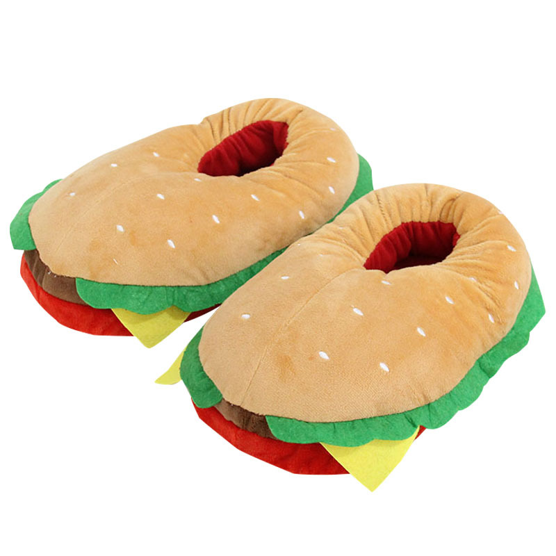 New Cartoon Hamburger Plush Sl - огляд і ціна Women Bags And Shoes