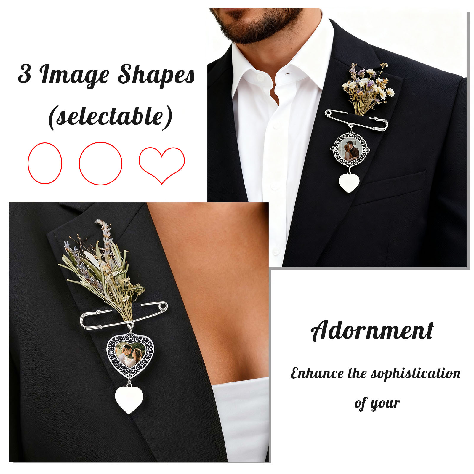 Custom Picture Badge Brooches  - огляд і ціна Women Bags Discount