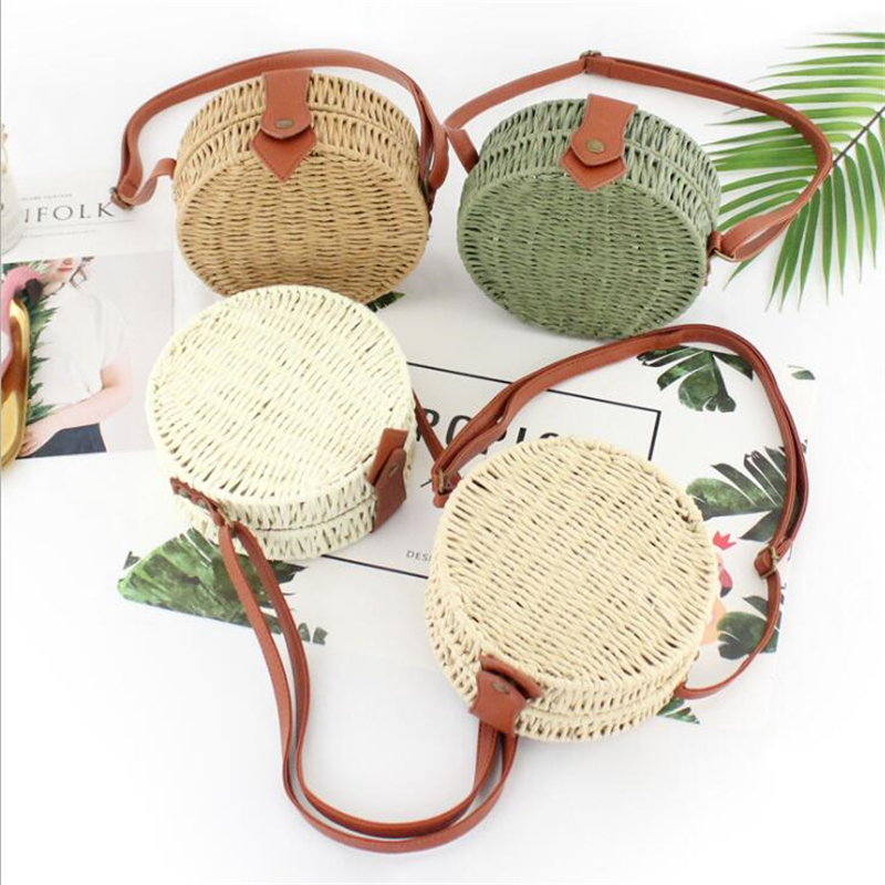 Women Summer Rattan Bag Round  - огляд і ціна Circle Round Bag