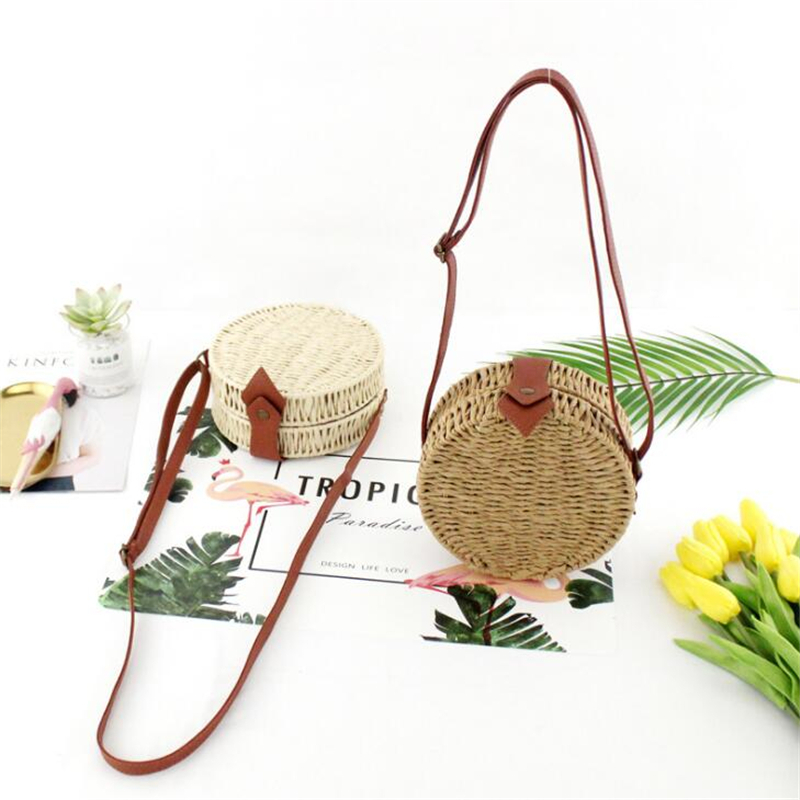 Women Summer Rattan Bag Round  - огляд і ціна Circle Round Bag