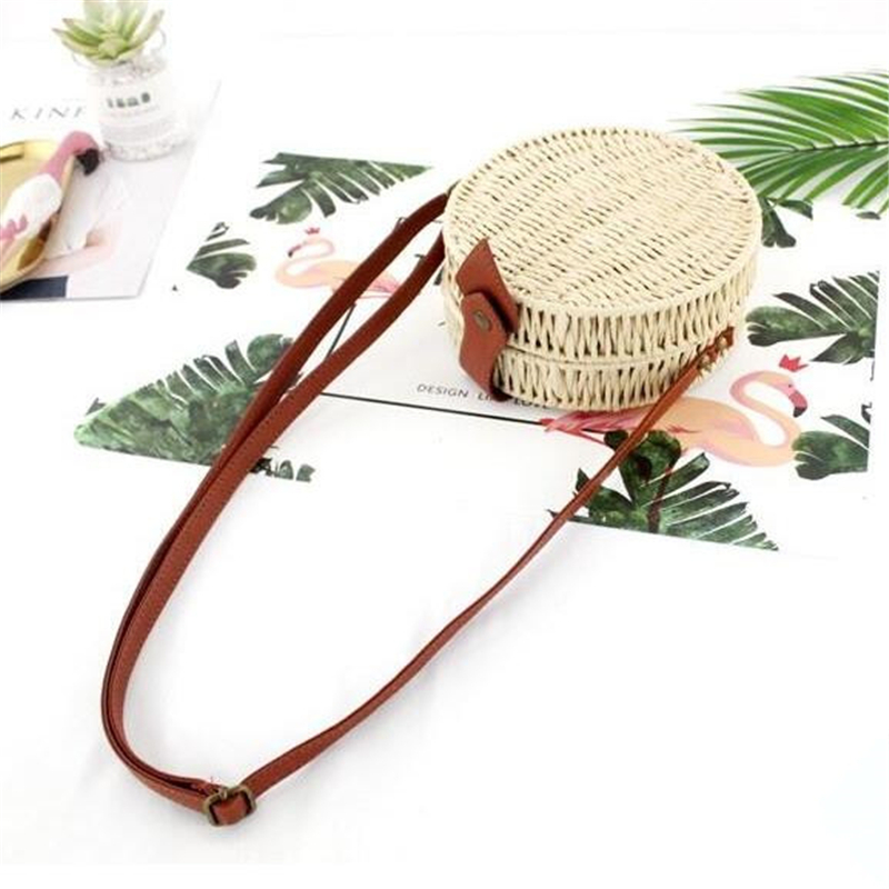 Women Summer Rattan Bag Round  - огляд і ціна Circle Round Bag