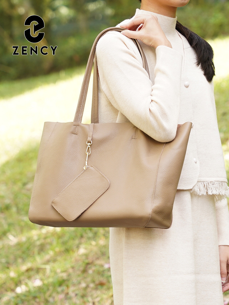 Zency Genuine Leather Large To - огляд і ціна Women Bags Work