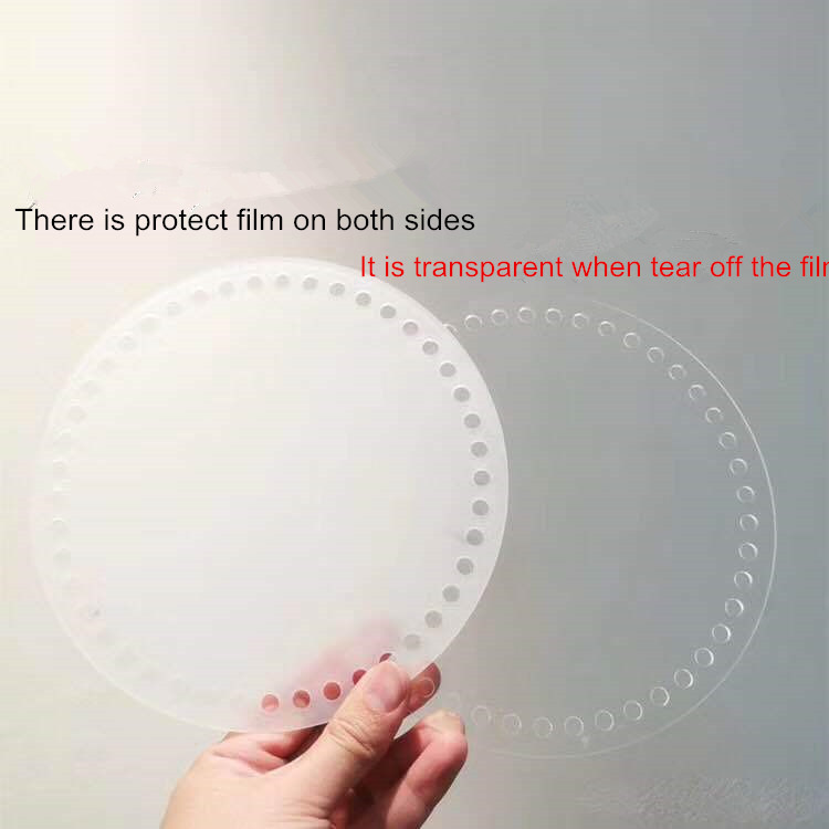 2pcs Round Transparent Acrylic - огляд і ціна Circle Round Bag