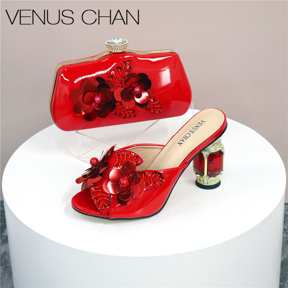 The Red Color Classy Bowknot P - огляд і ціна Women Bags And Shoes