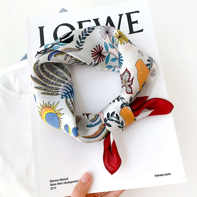 Women 70*70cm Square Silk Scar - огляд і ціна Women Bags Online