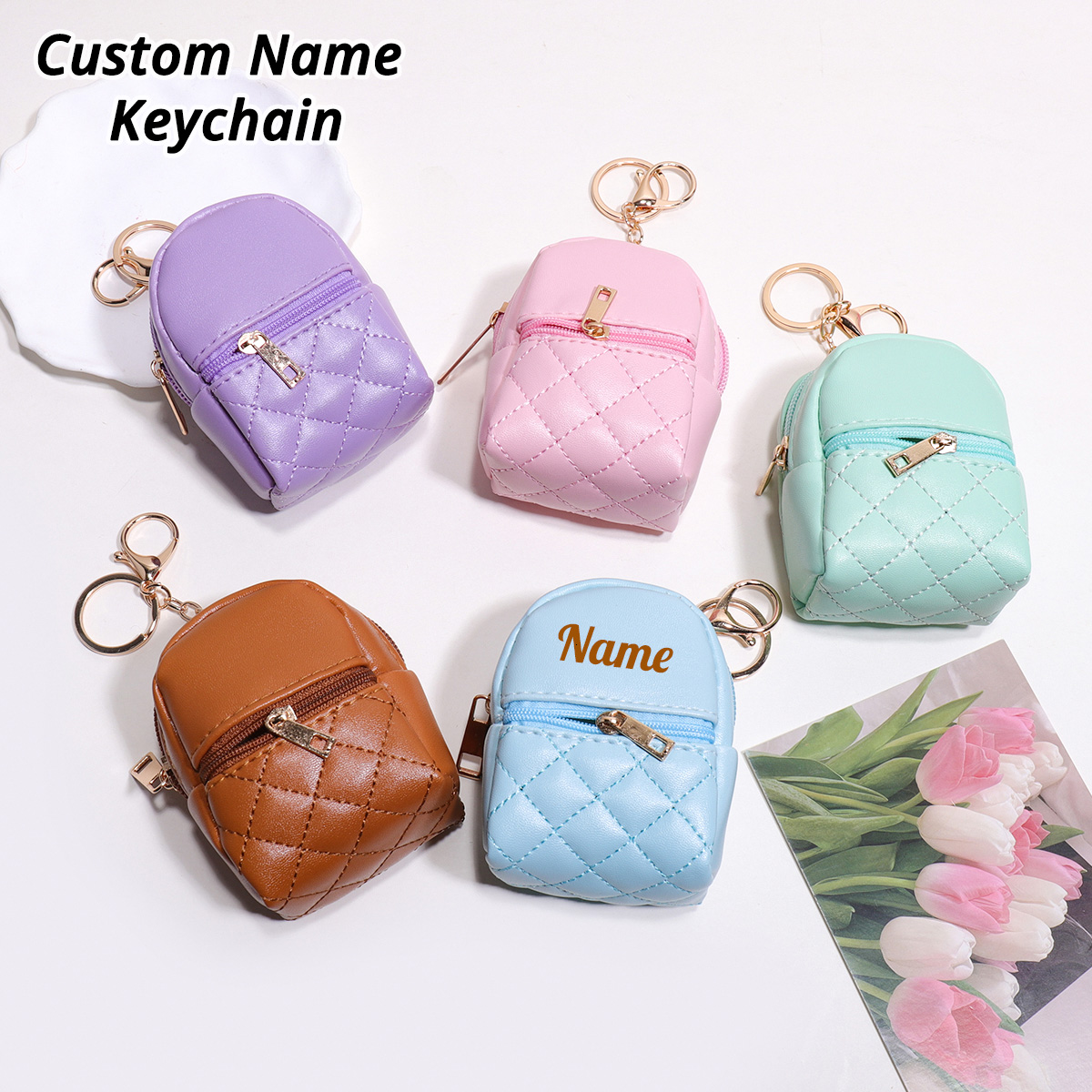 Mini Custom Name Keychain Coin - огляд і ціна Mini Purse Chain