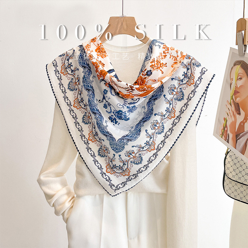 Luxury 100% mulberry silk Squa - огляд і ціна Women Bags Online