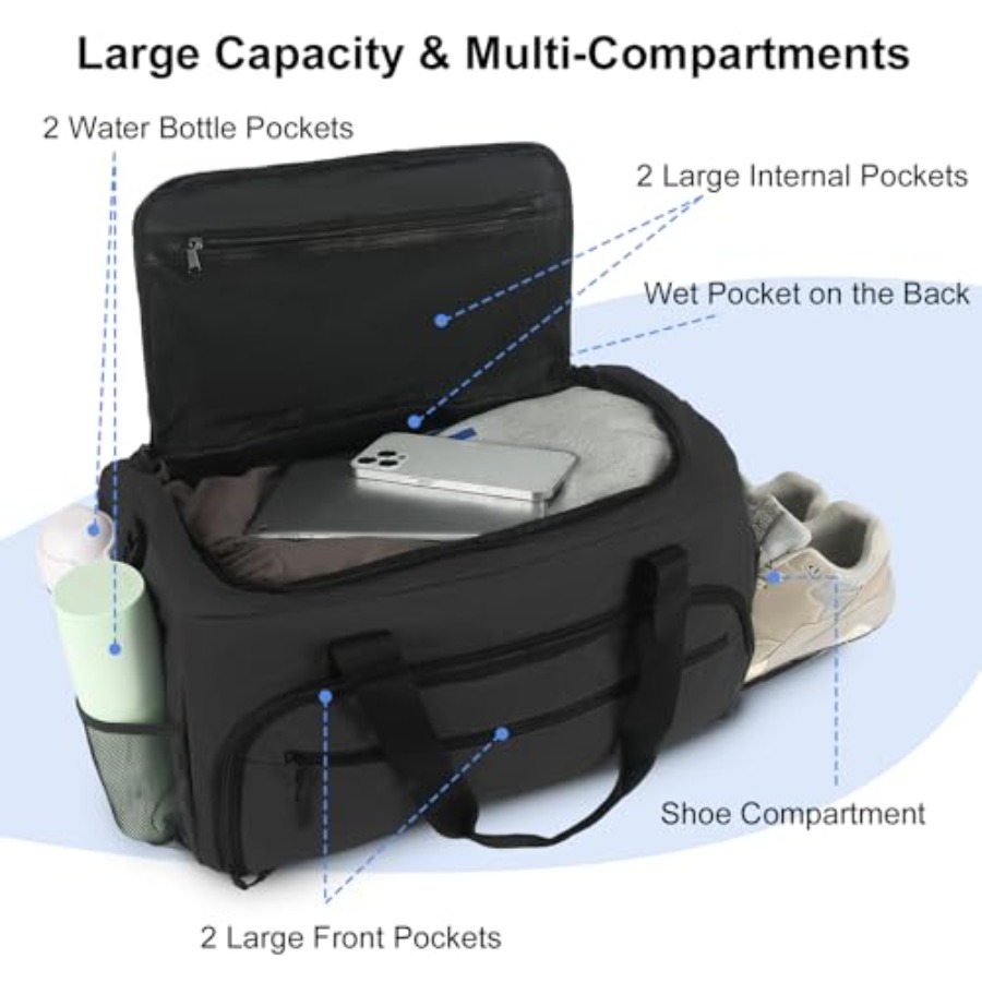 Gym Bag for Men Women, Sports  - огляд і ціна Women Bags And Shoes