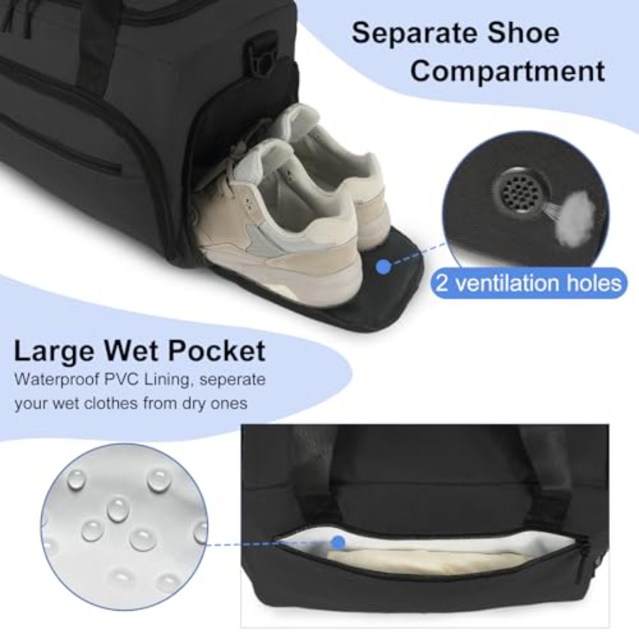 Gym Bag for Men Women, Sports  - огляд і ціна Women Bags And Shoes