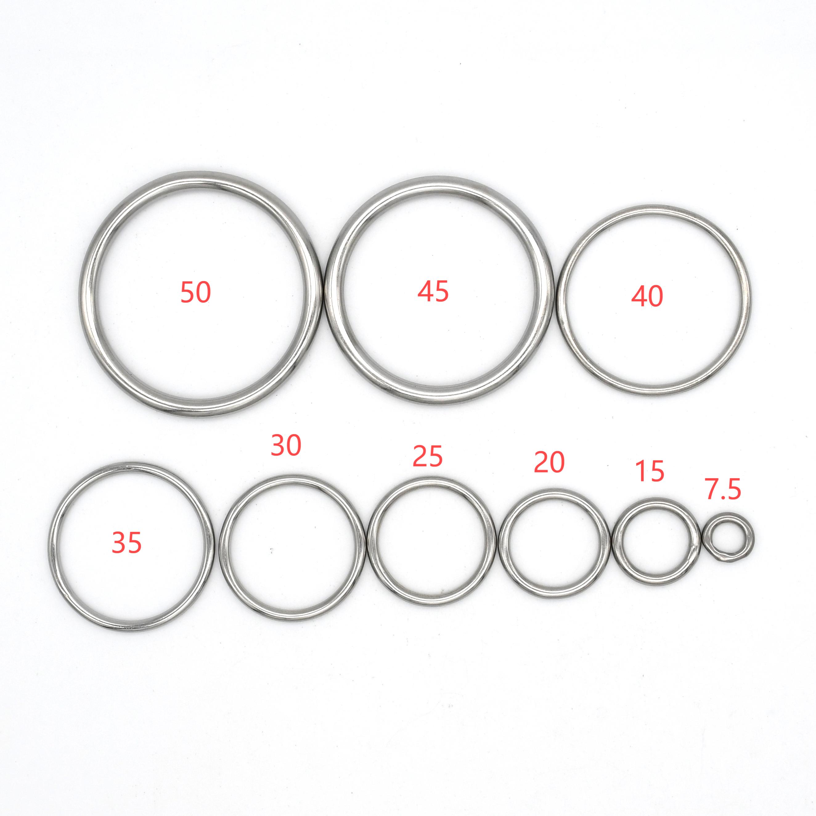 5Pieces Stainless Steel O-Ring - огляд і ціна Circle Round Bag
