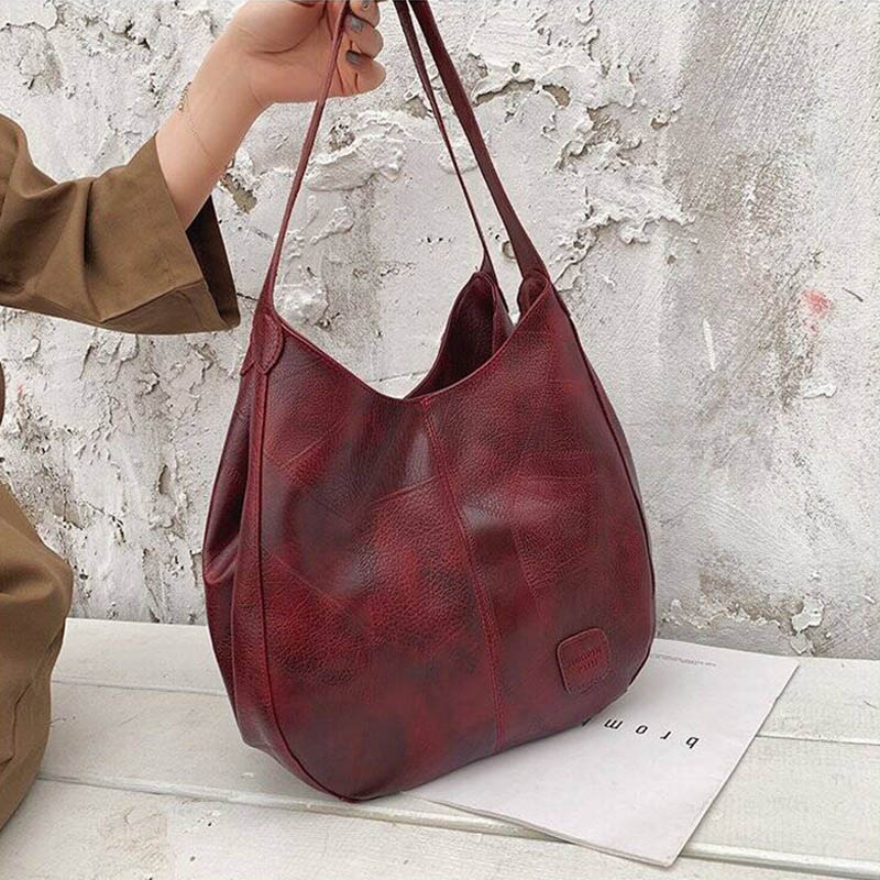 Large Capacity Vintage Leather - огляд і ціна Women'S Vegan Bags
