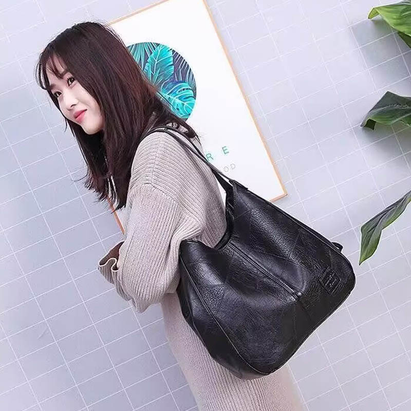 Large Capacity Vintage Leather - огляд і ціна Women'S Vegan Bags
