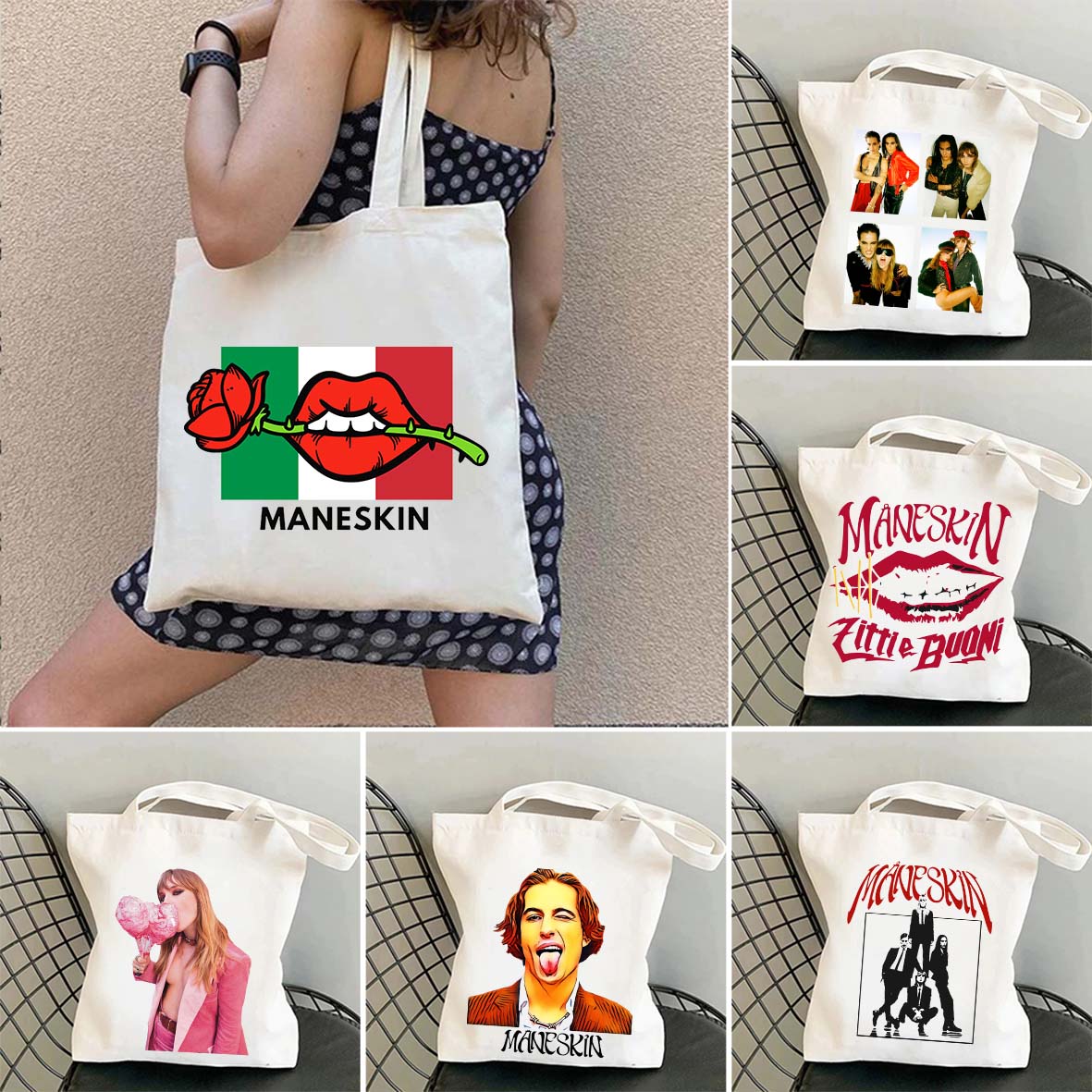 Italia Music Damiano David Man - огляд і ціна Women'S Bags Victoria