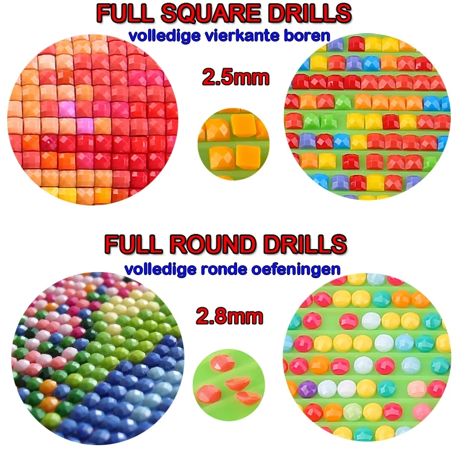 5D DIY Diamond Painting Gold B - огляд і ціна Circle Round Bag