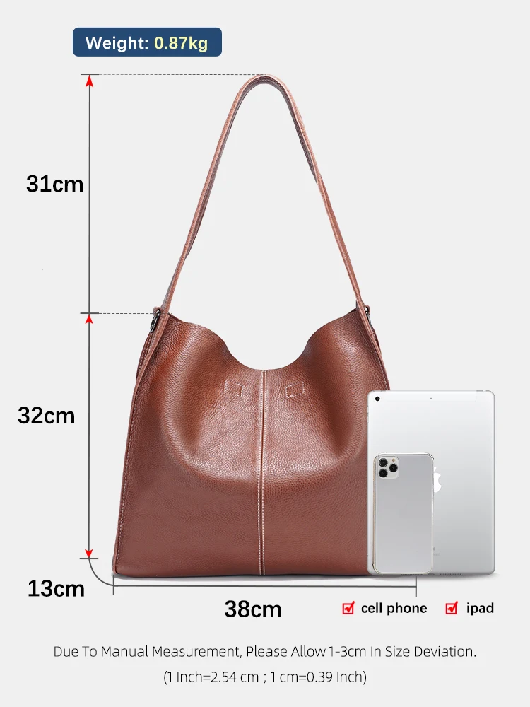 Zency 100% Genuine Leather Sof - огляд і ціна Women'S Vegan Bags