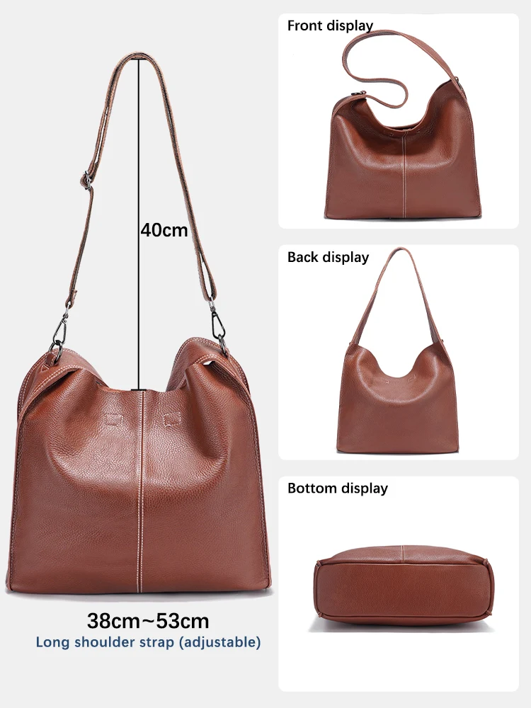 Zency 100% Genuine Leather Sof - огляд і ціна Women'S Vegan Bags