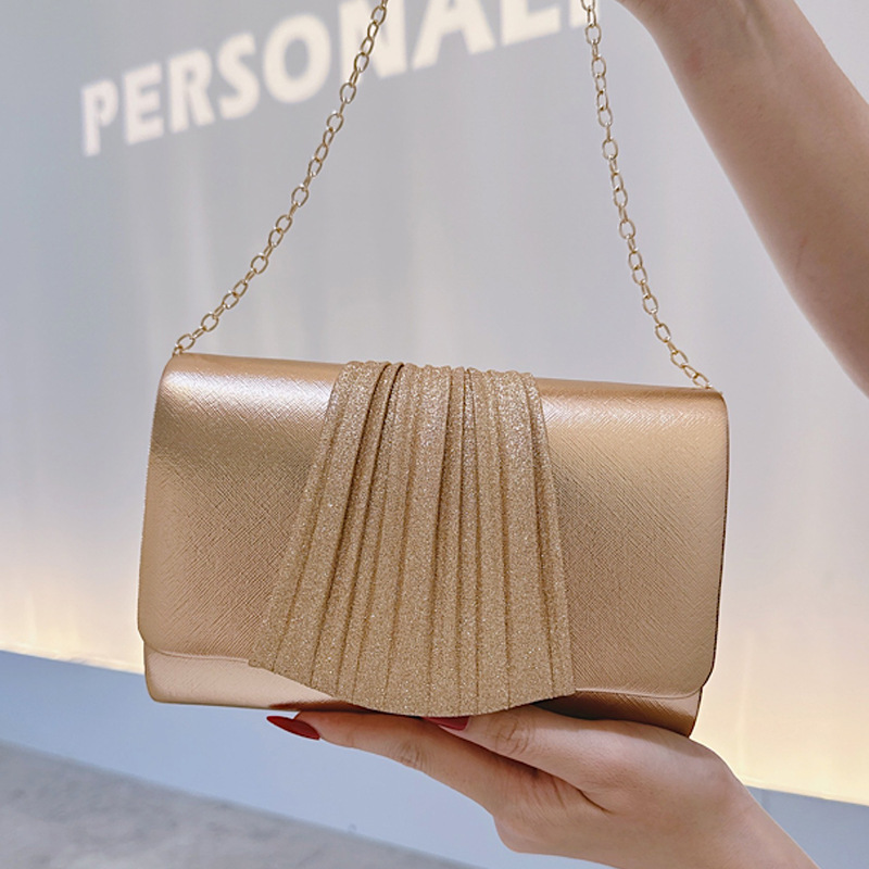 Golden Small Evening Clutch Ba - огляд і ціна Mini Purse Chain
