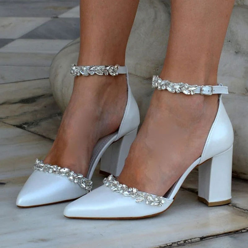 Pointed High Heel Thick Heel S - огляд і ціна Women Bags And Shoes