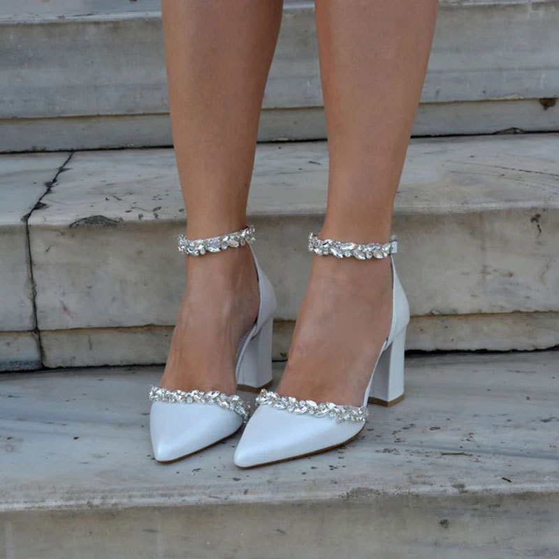 Pointed High Heel Thick Heel S - огляд і ціна Women Bags And Shoes