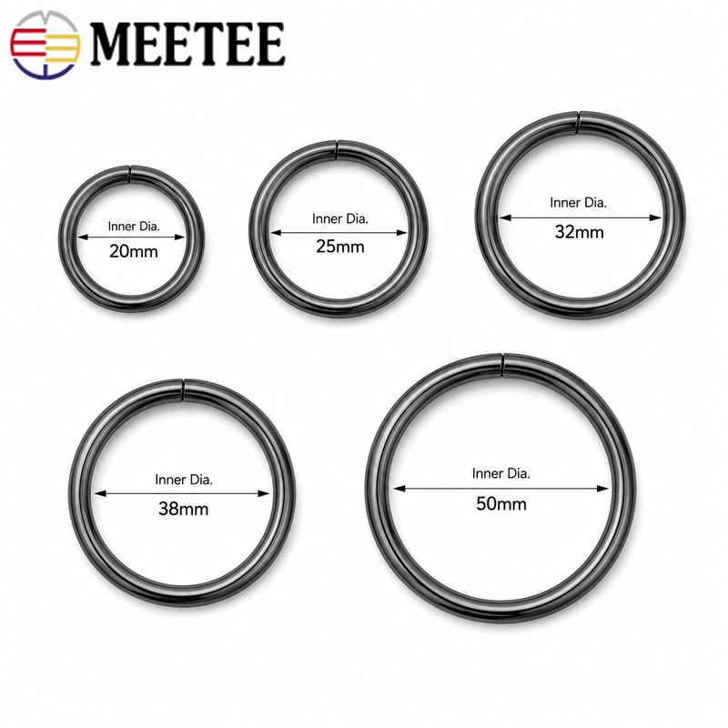 10/20pcs 20-50mm Metal O Ring  - огляд і ціна Circle Round Bag