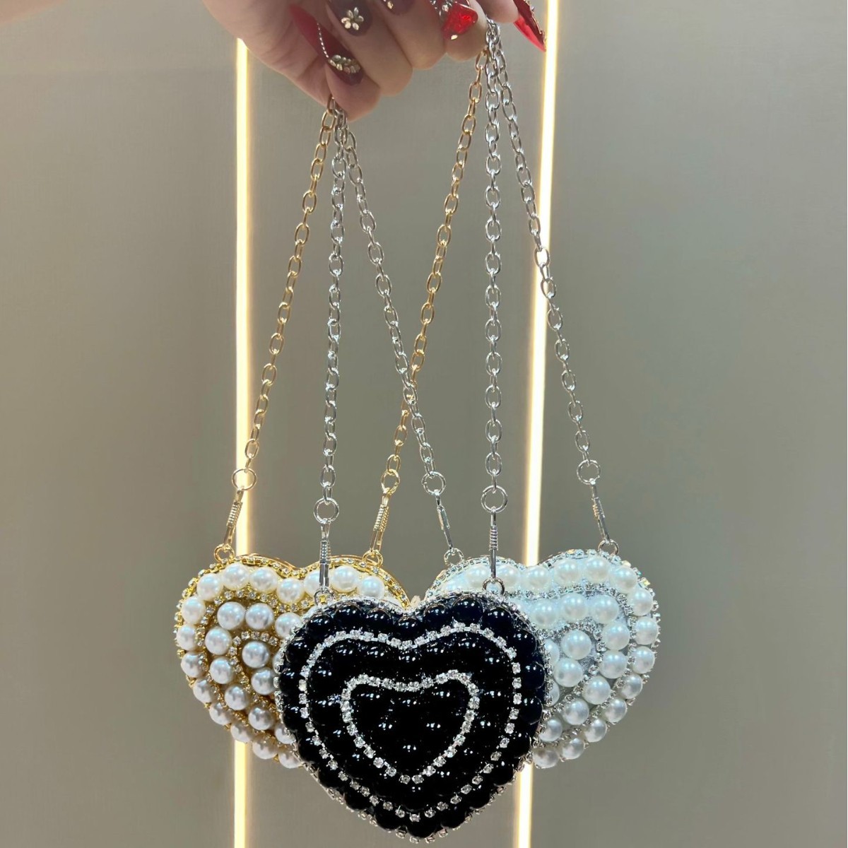 Luxury Rhinestone Crystal Clut - огляд і ціна Mini Purse Chain