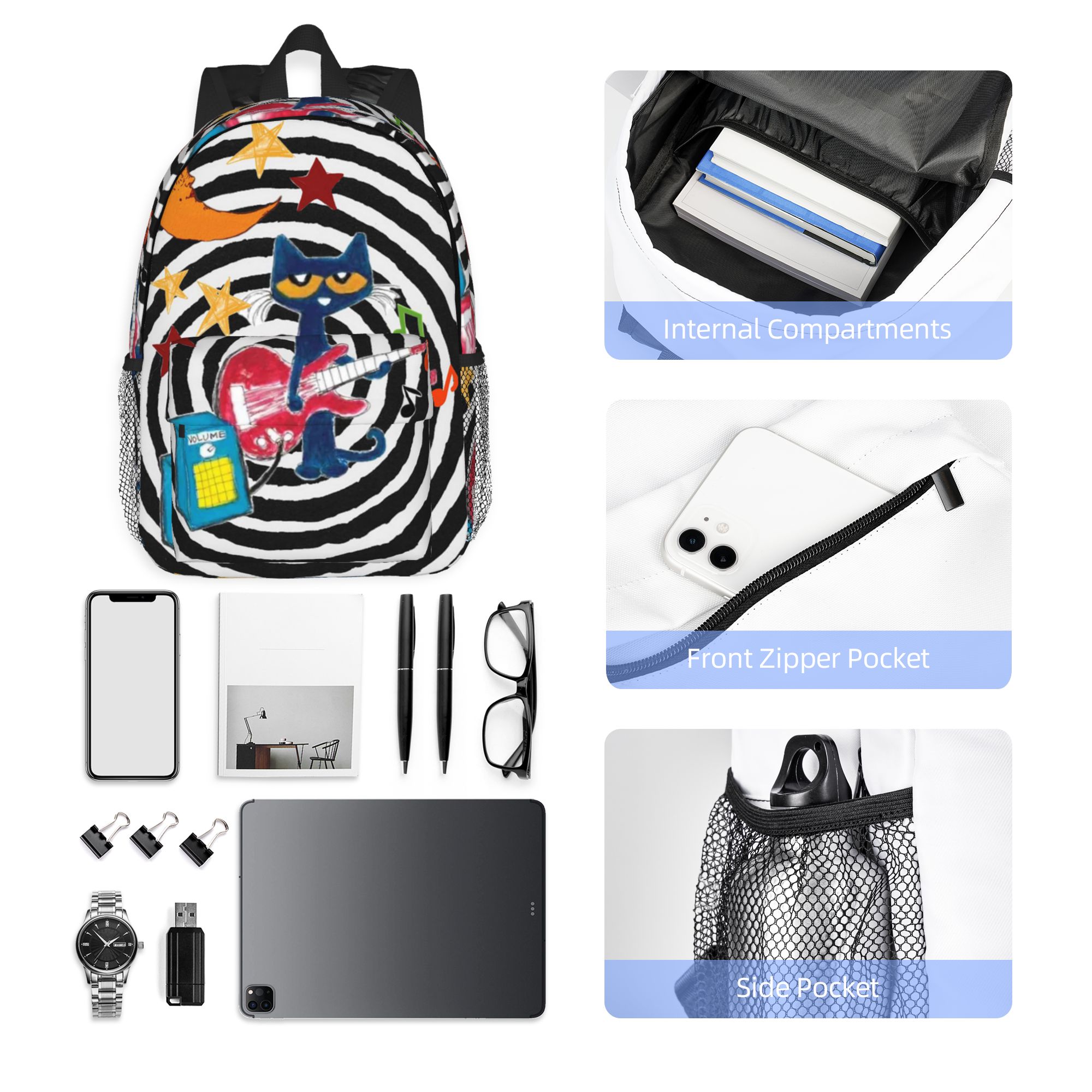 Pete The Cat Backpack Hot Sale - огляд і ціна Women Bags Discount