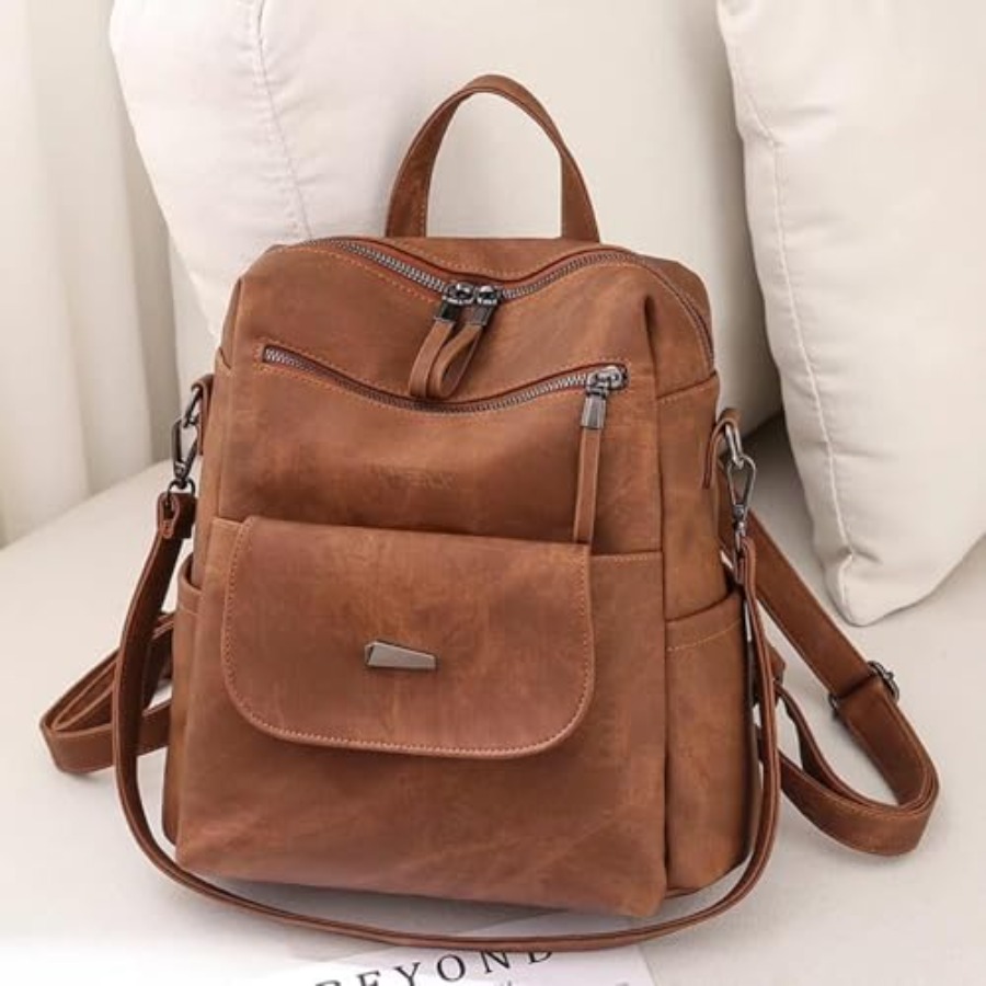 PU Leather Backpack Purse for  - огляд і ціна Women Bags Purses